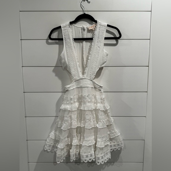 Rococo Sand white Tessa mini dress - Picture 4 of 7